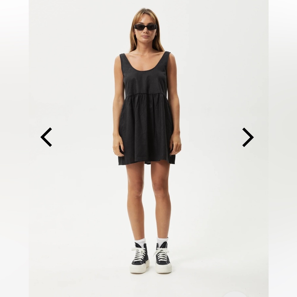 AFENDS Jesse Hemp Mini Dress in Black